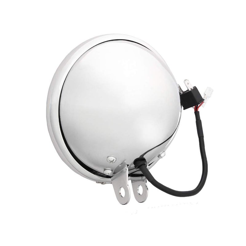 Autokun 5.75" 5 3/4 inch Headlight Light Bucket Housing Trim Ring for Motorcycle - Image 5